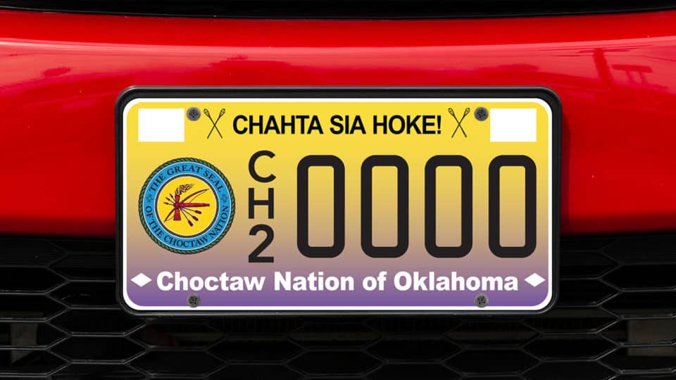 Oklahoma Tribal License Plates (Choctaw Vehicle Tags)