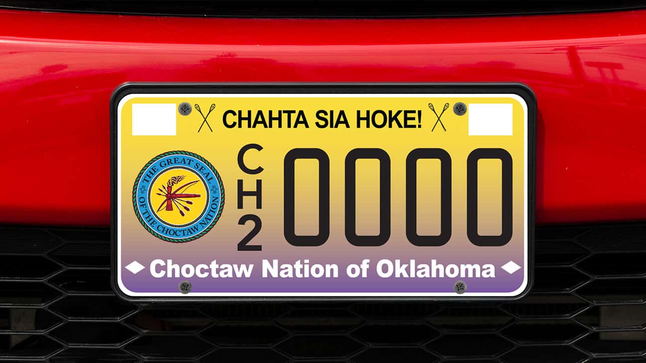 Oklahoma Tribal License Plates (Choctaw Vehicle Tags)