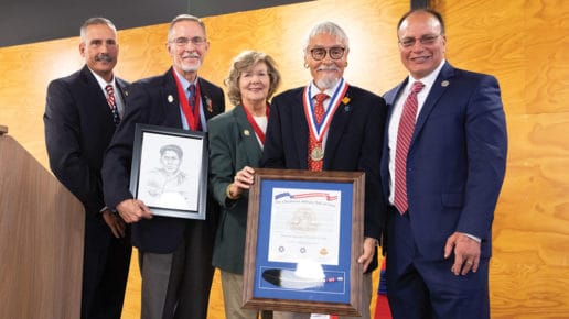 Joseph Oklahombi induction in the Oklahoma Military Hall of Fame