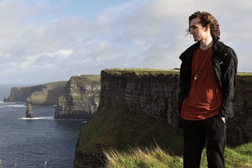 Alex West at Cliffs of Moher in Cork, Ireland