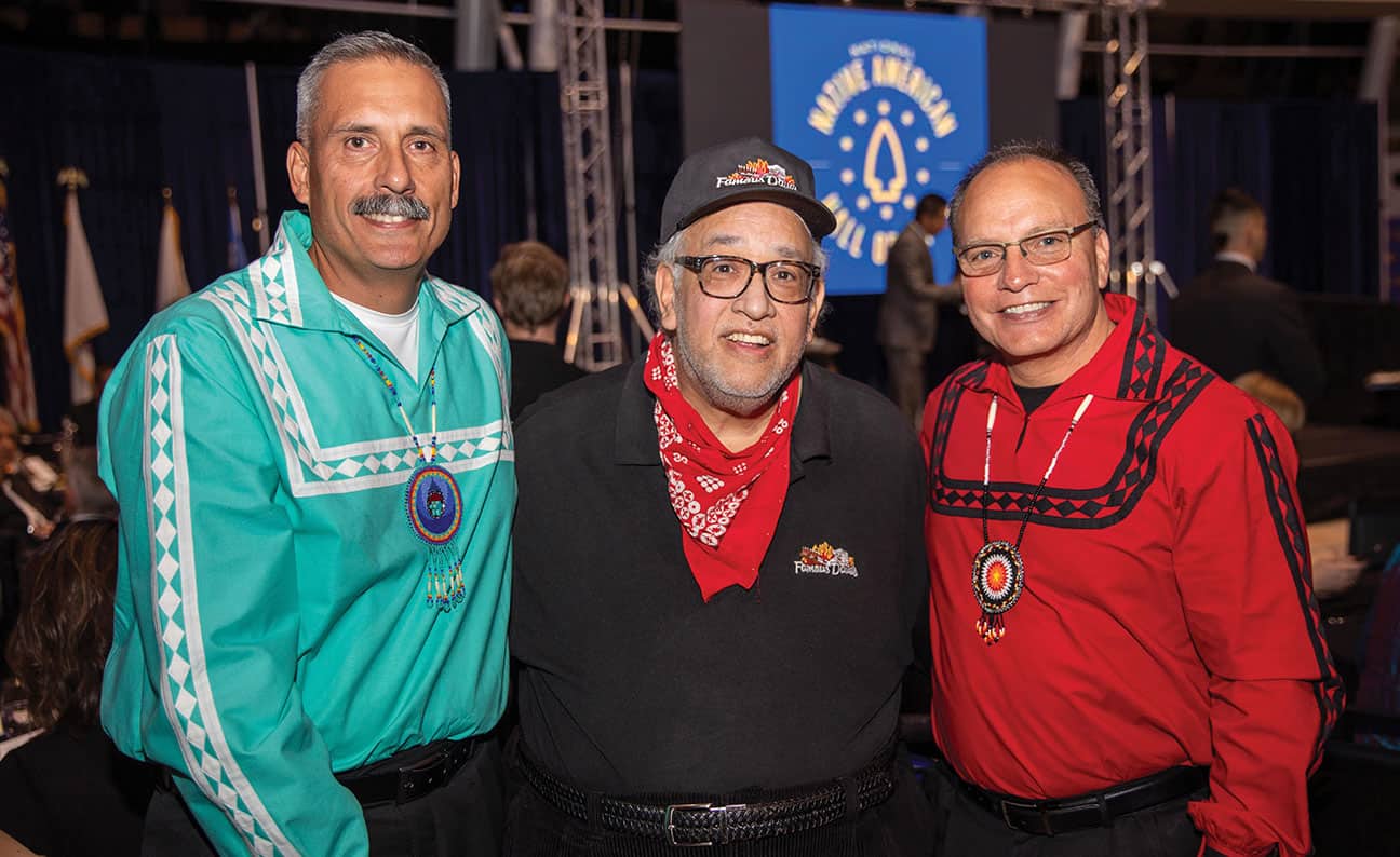 Dave Anderson with Chief and Assistant Chief