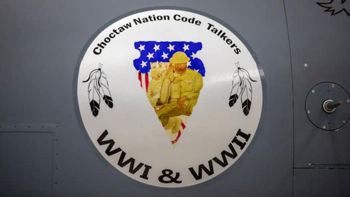 Choctaw Code Talkers aircraft art