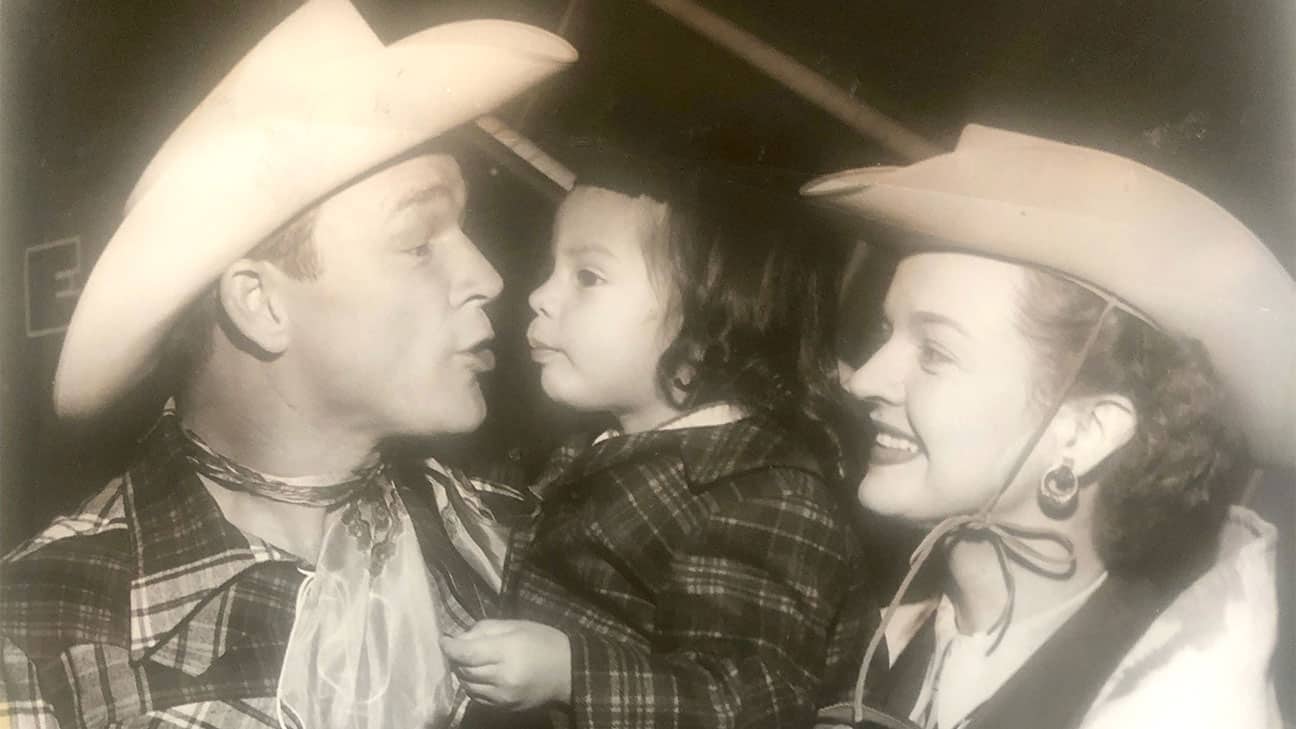 Roy Rogers and Dale Evans with their daughter Dodie