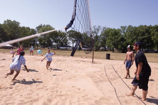 Volleyball at Outreach at the Beach