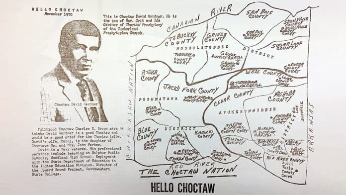 Hello Choctaw November 1970
