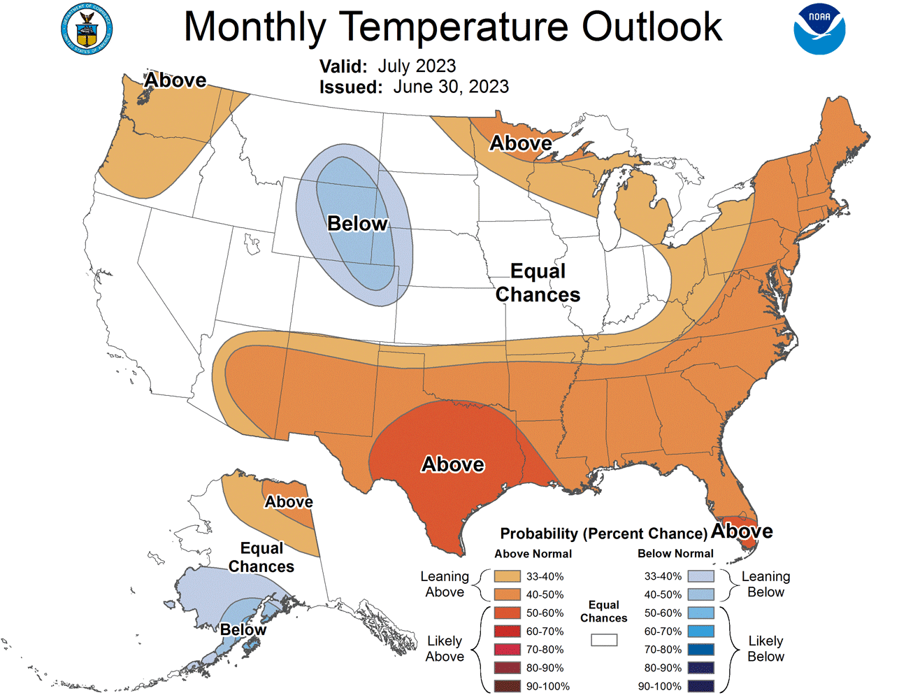 Seasonal Temperature Outlook 2023