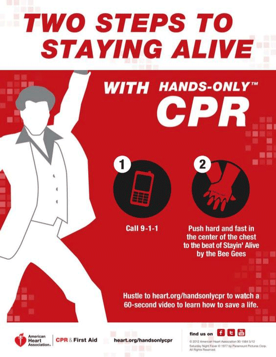 Cardiac Arrest vs Heart Attack Infographic  American Heart Association CPR  & First Aid