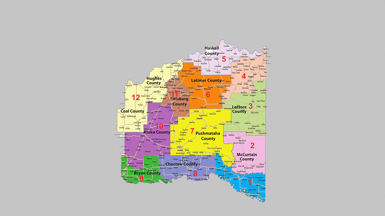 Choctaw Reservation Map