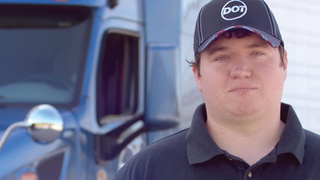 Grant finds success through truck driving thanks to help from CNO 