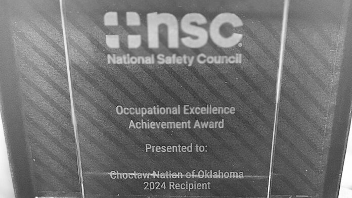 National Safety Council Award for Safe Work